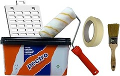 ¿Cuál es el precio promedio de los kits de pintura para interior?