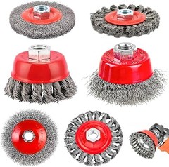 Conoce los diferentes tipos de cepillos de alambre para amoladora