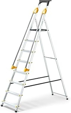 Pros y contras de utilizar escaleras con plataforma para bricolaje
