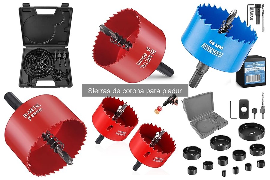 Accesorios esenciales para sierras de corona de pladur