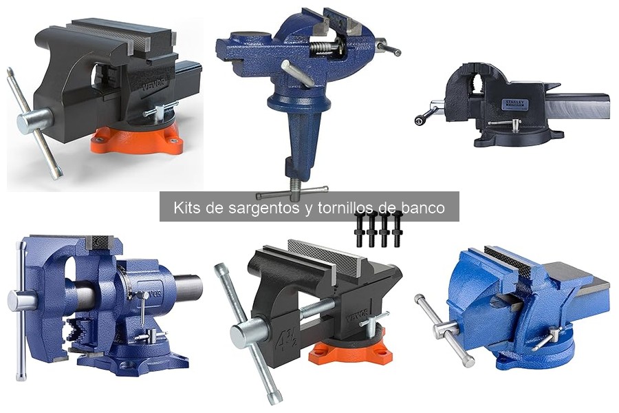 Accesorios imprescindibles para kits de sargentos y tornillos de banco
