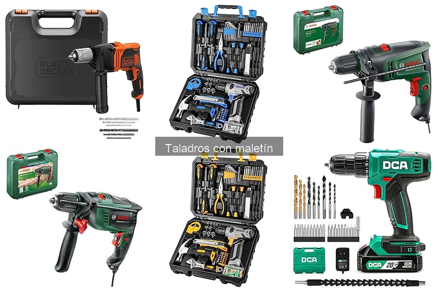 Accesorios imprescindibles para taladros con maletín