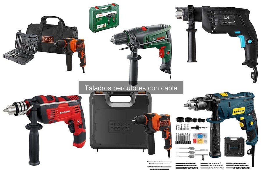 Accesorios imprescindibles para taladros percutores con cable