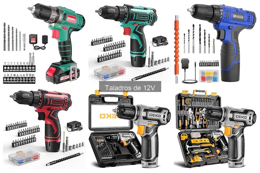 Accesorios indispensables para taladros de 12V