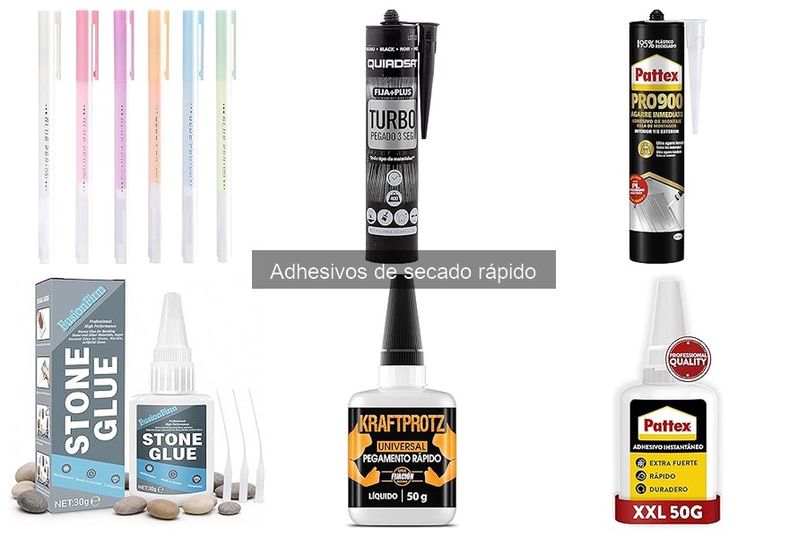 Adhesivos de Secado Rápido Recomendados para Reparaciones en Casa