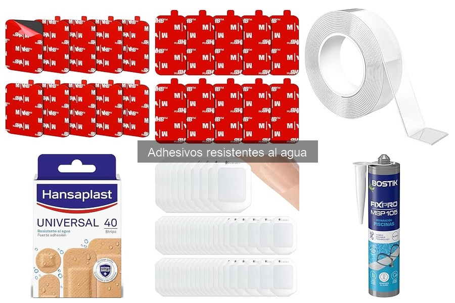 Adhesivos resistentes al agua: ¿Qué son y cómo se usan?