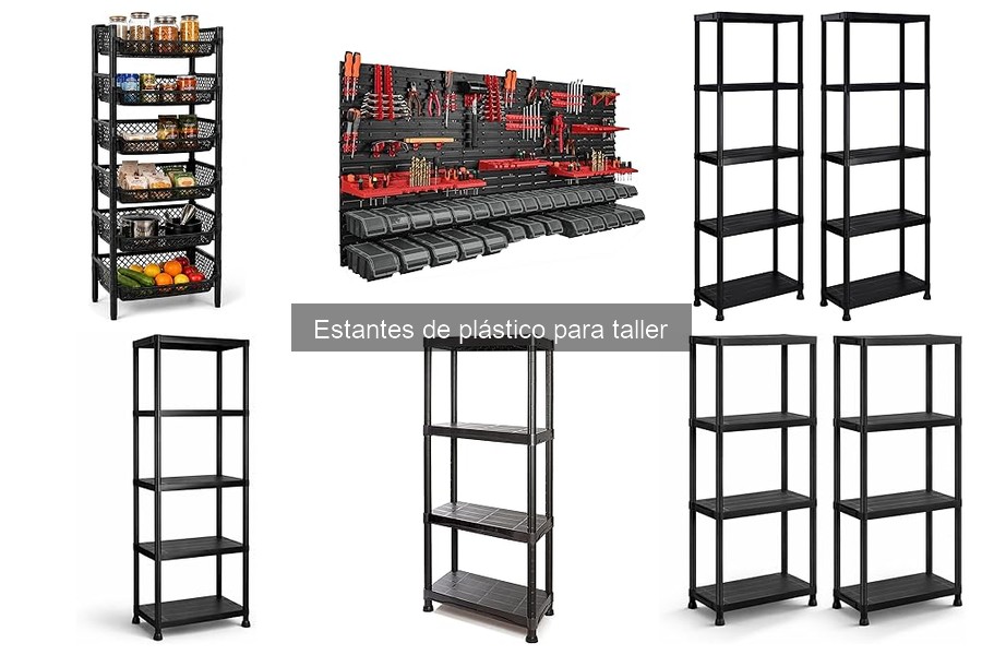 Alternativas a estantes de plástico para talleres