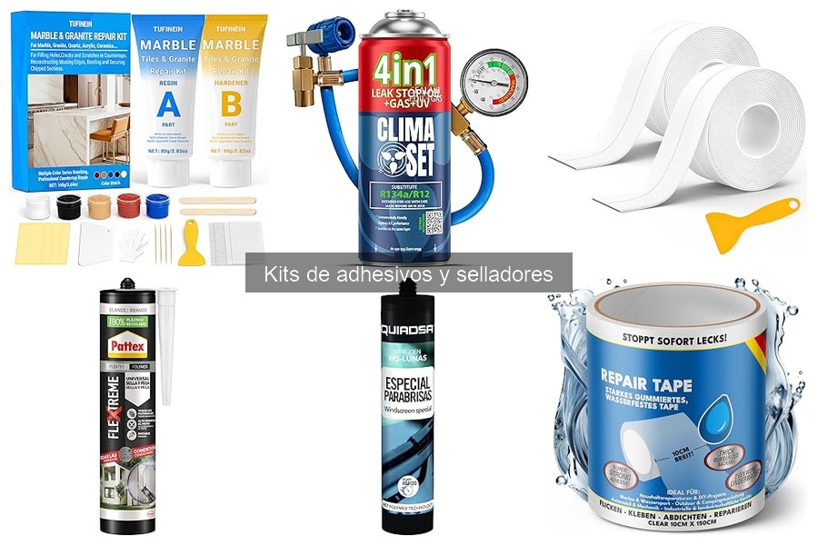 Alternativas a Kits de Adhesivos y Selladores para Bricolaje