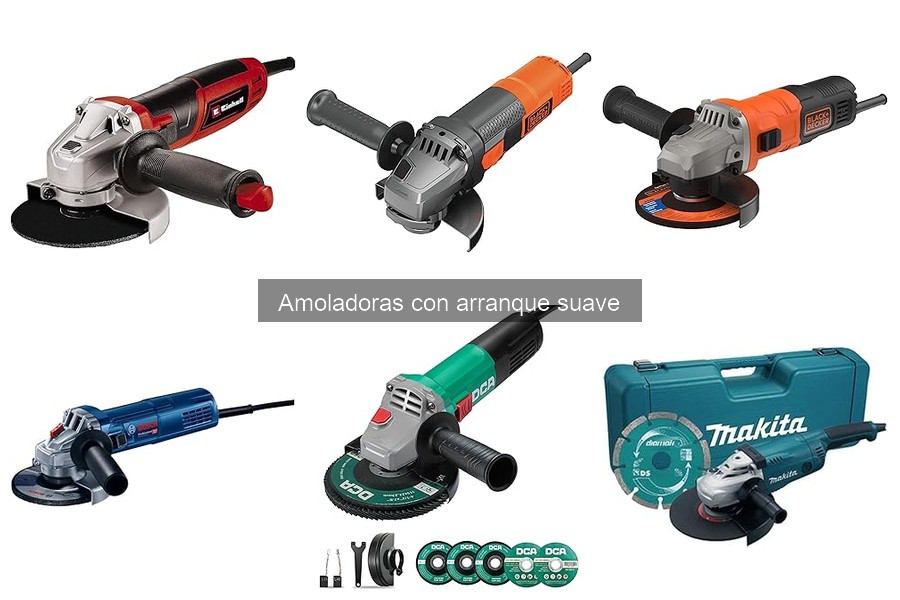 Alternativas a la amoladora con arranque suave