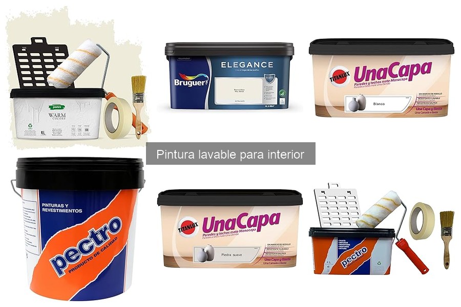Alternativas a la pintura lavable para interiores