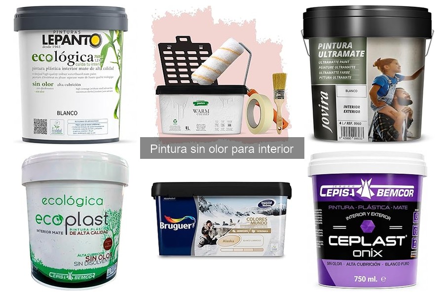 Alternativas a la pintura sin olor: opciones ecológicas