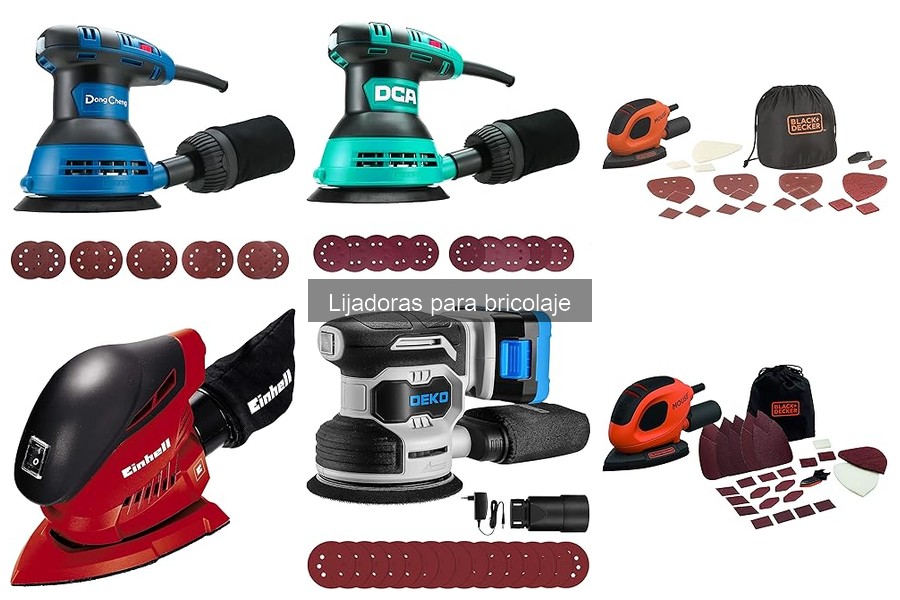Alternativas a Lijadoras Eléctricas para Bricolaje