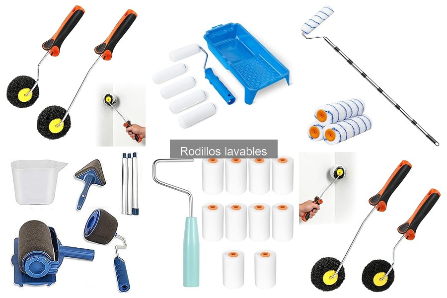 Alternativas a los rodillos lavables para pintar