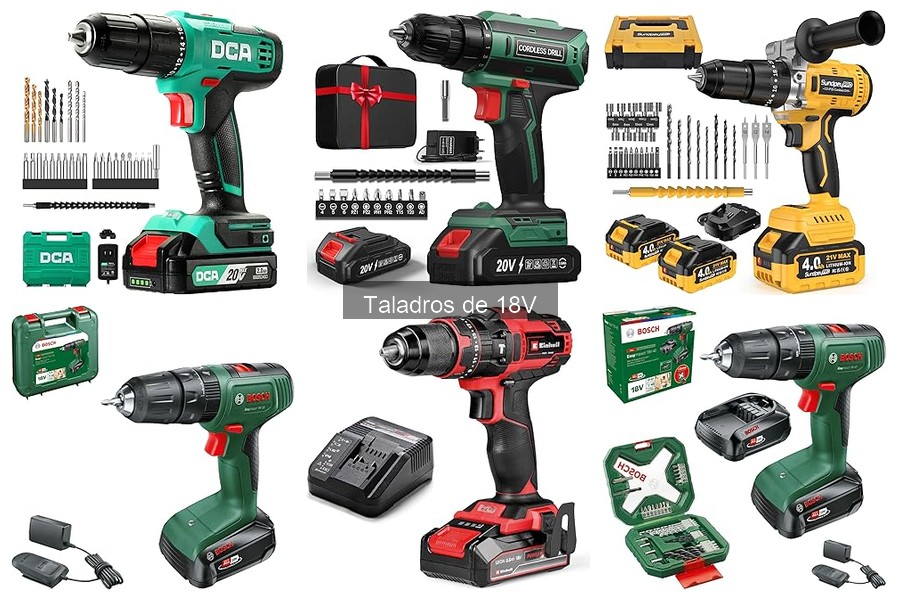 Alternativas a los Taladros de 18V: Mejores Opciones y Comparativas