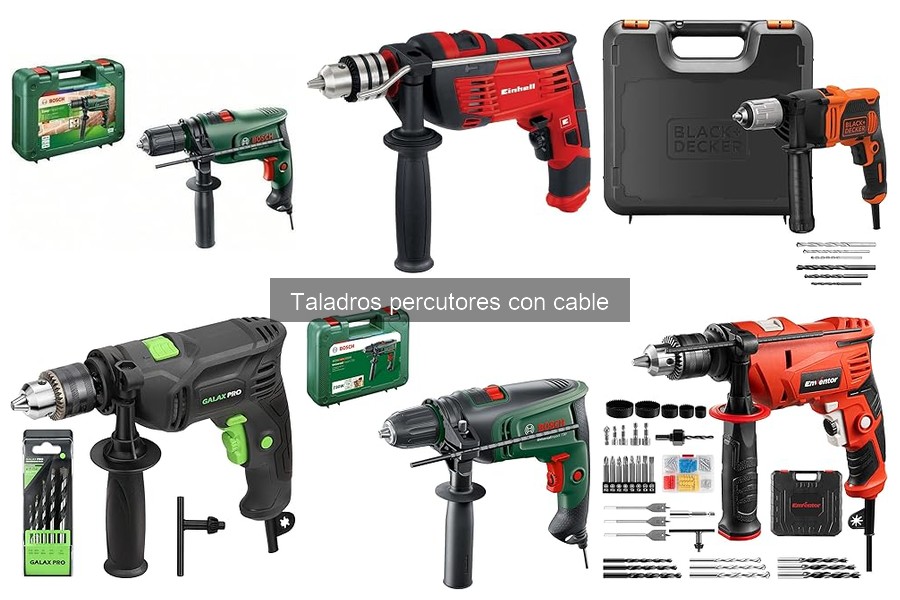 Alternativas a Taladros Percutores con Cable: Mejores Opciones