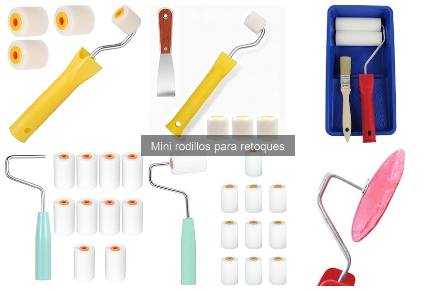 Alternativas al mini rodillo para retoques en pintura