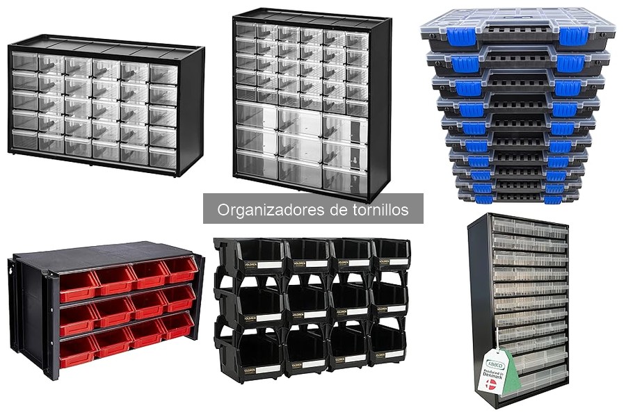 Alternativas creativas a los organizadores de tornillos
