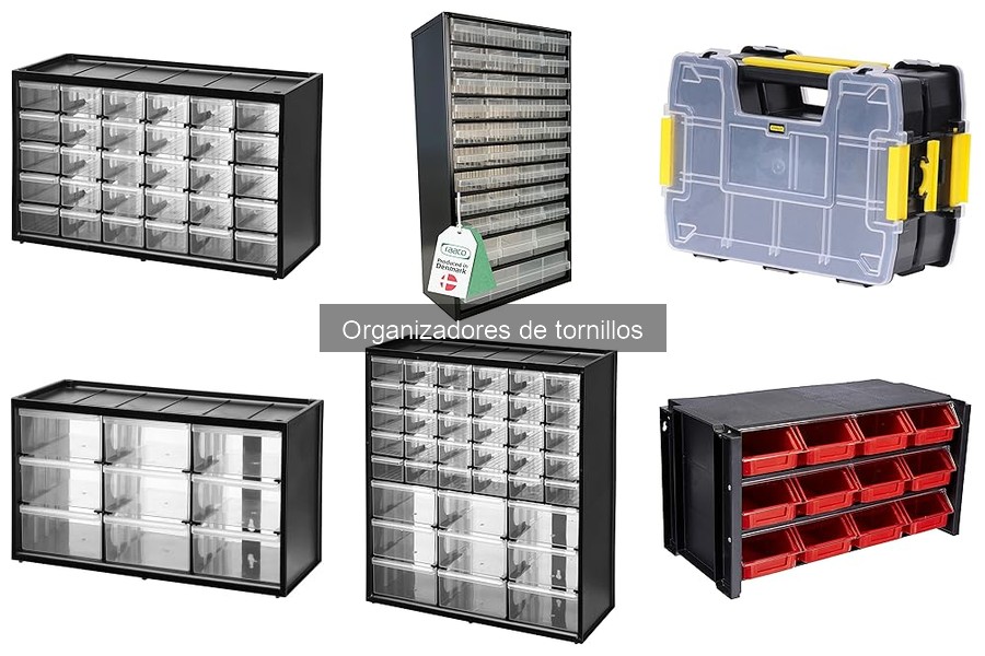 Alternativas innovadoras para almacenar tornillos fácilmente