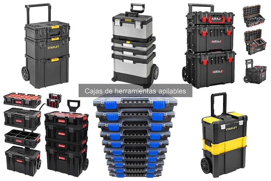 Cajas de herramientas apilables: ¿dónde comprarlas baratas?