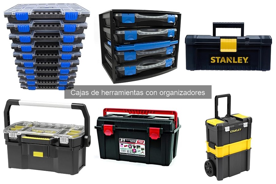 Cajas de herramientas con organizadores para profesionales: guía