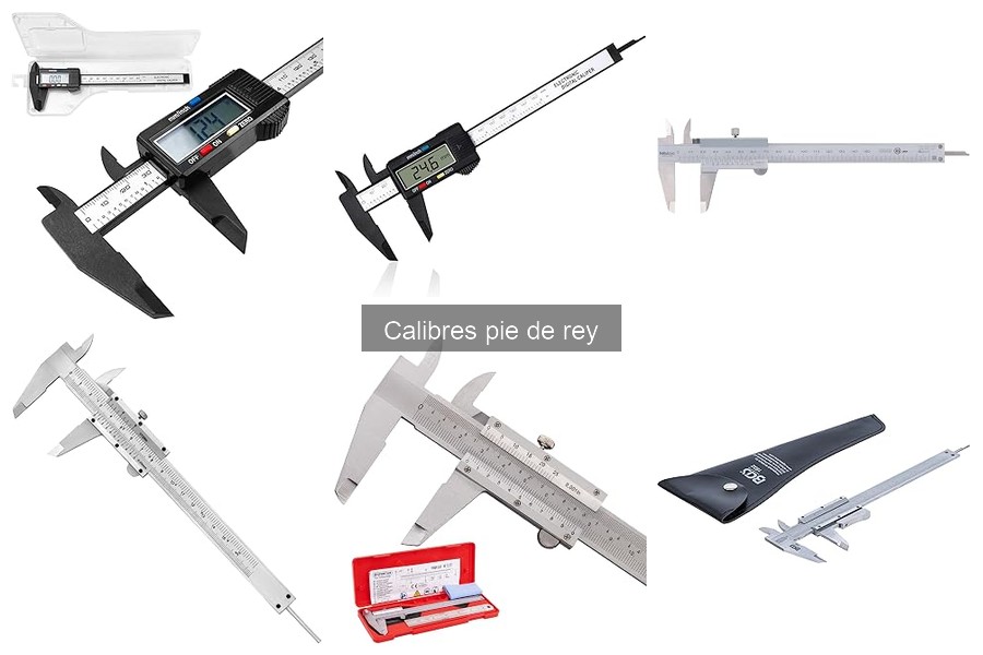 Capacidades de medición de un calibre pie de rey