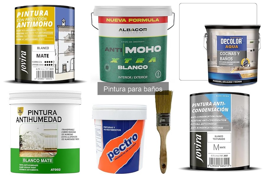 Características de la pintura resistente a la humedad para baños