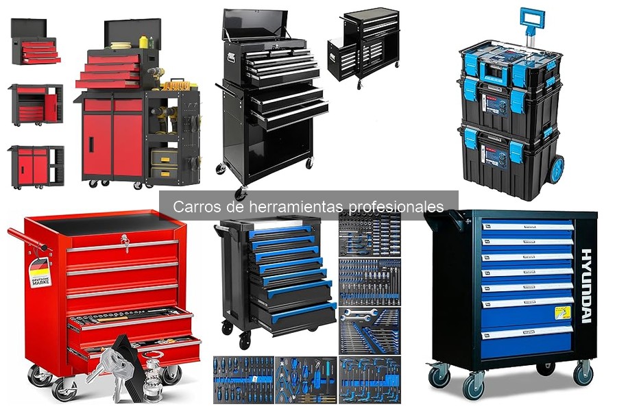 Carros de herramientas: indispensables para profesionales