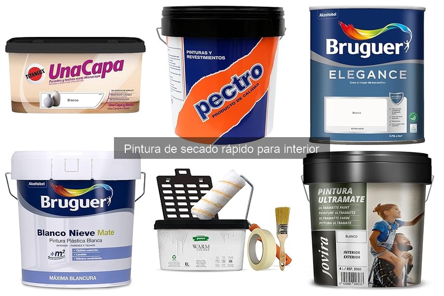 Cómo aplicar pintura de secado rápido en interiores: guía práctica
