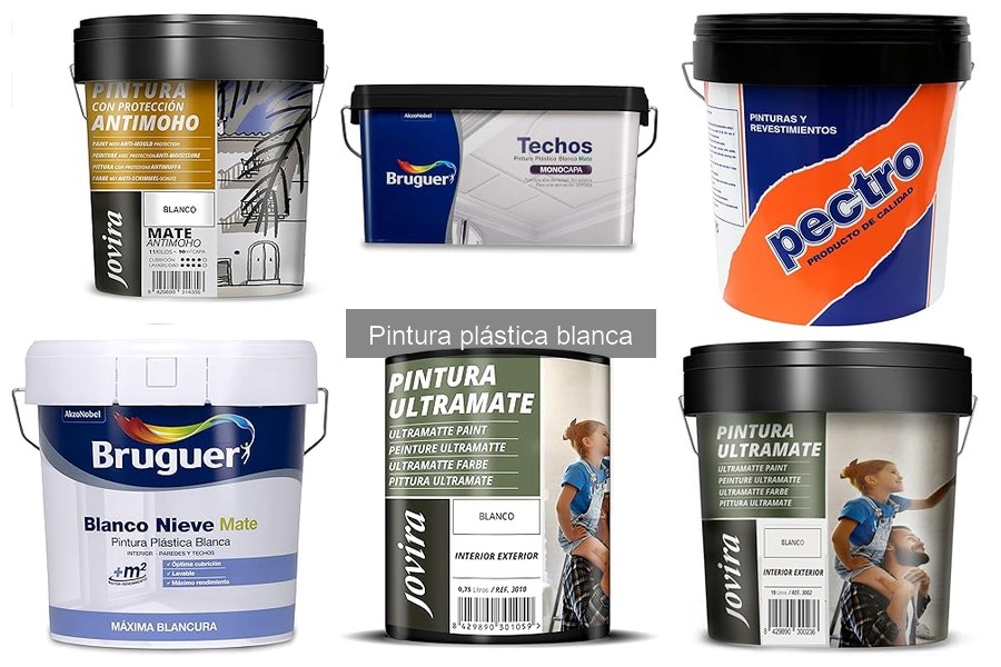 Cómo aplicar pintura plástica blanca correctamente