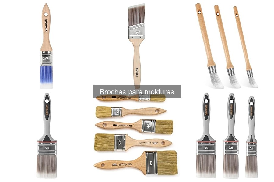 Cómo elegir la brocha adecuada para molduras