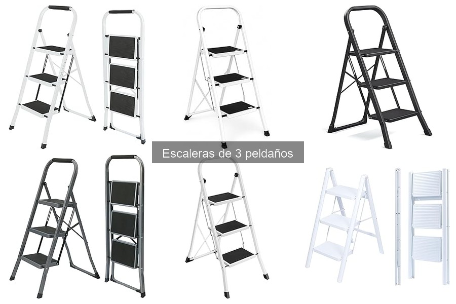 Cómo elegir la escalera de 3 peldaños perfecta para bricolaje