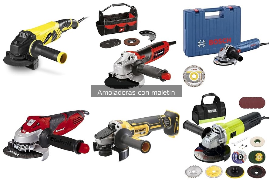 Cómo elegir la mejor amoladora con maletín: guía completa