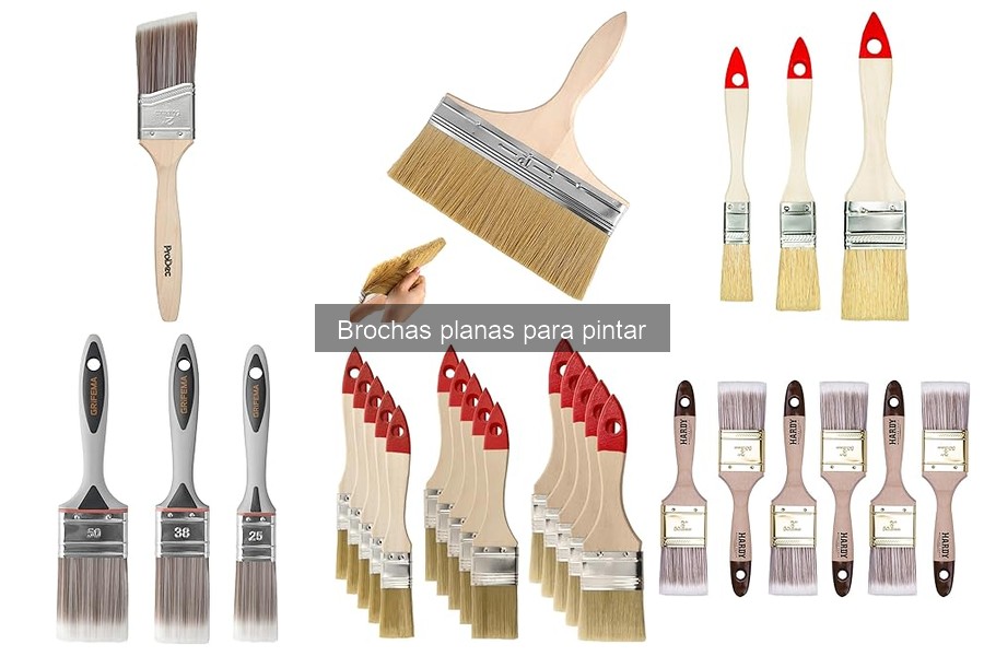 Cómo elegir la mejor brocha plana para pintar