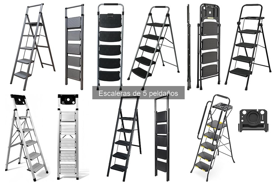 Cómo elegir la mejor escalera de 5 peldaños para tu hogar
