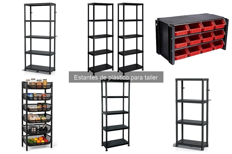 Cómo instalar estantes de plástico en tu taller: guía paso a paso