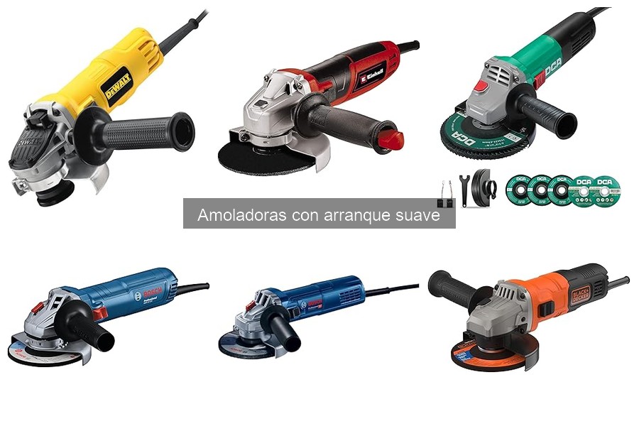 Cómo usar correctamente una amoladora con arranque suave
