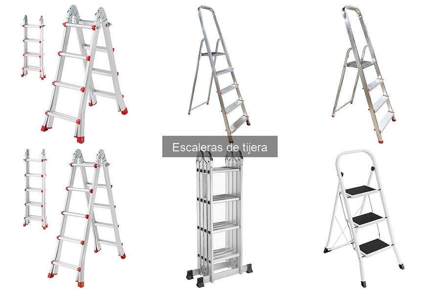 Cómo usar correctamente una escalera de tijera