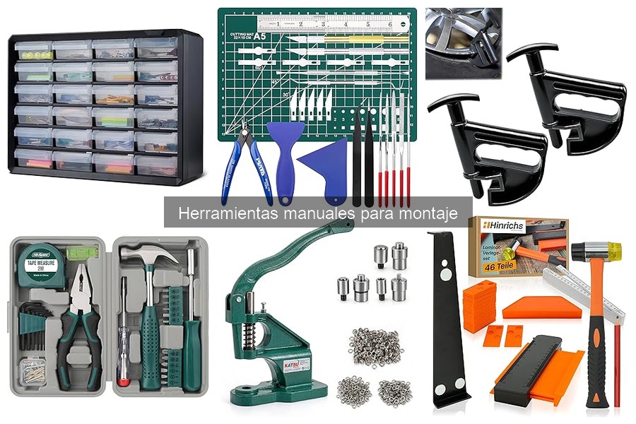 Cómo usar herramientas manuales para montaje de forma segura