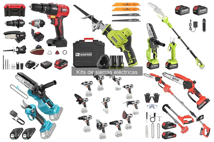 Cómo usar un kit de sierras eléctricas: instrucciones y consejos