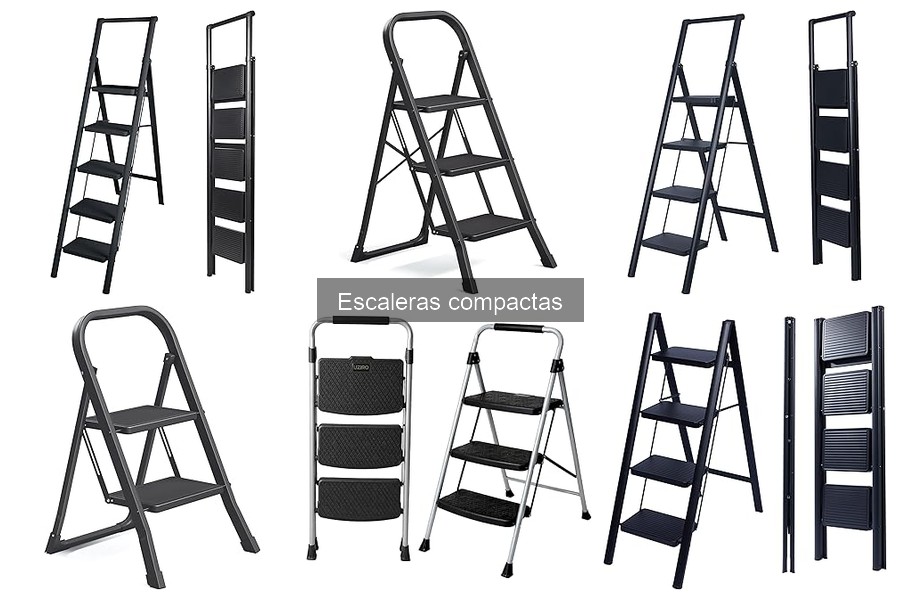 Cómo usar una escalera compacta de manera segura