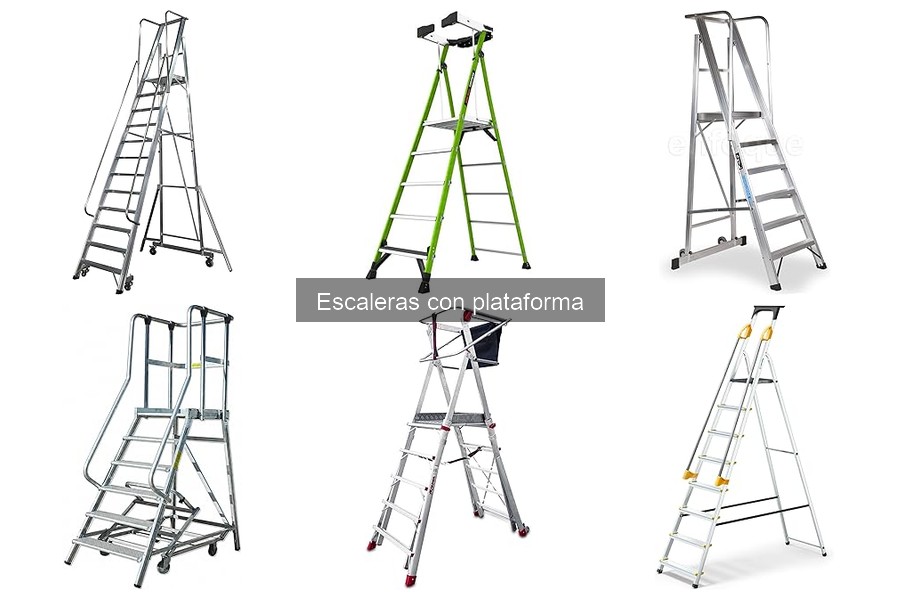 Cómo usar una escalera con plataforma de forma segura