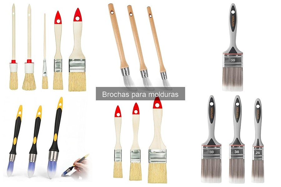Cómo utilizar brochas para molduras: tips y técnicas