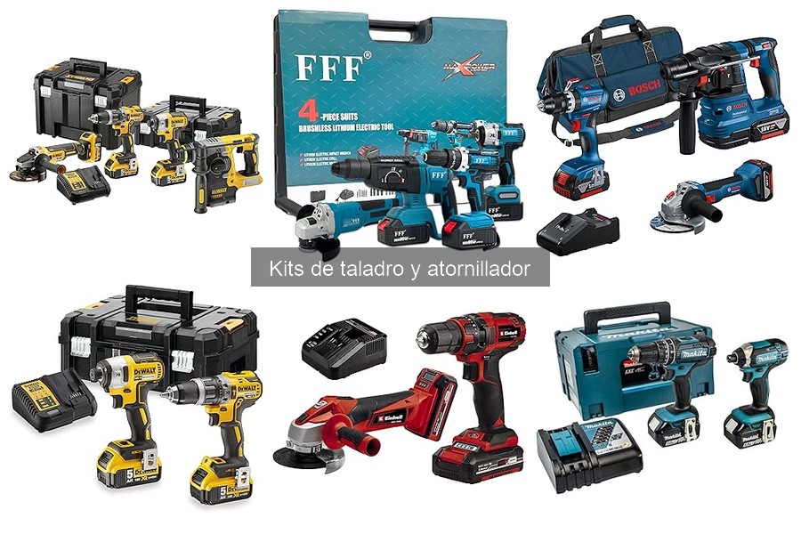 Cómo utilizar un kit de taladro y atornillador eficazmente