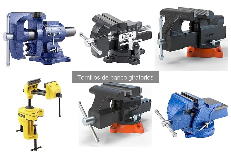 Cómo utilizar un tornillo de banco giratorio de manera efectiva