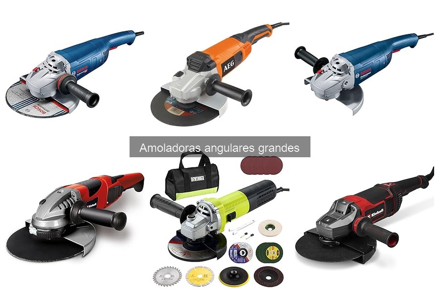 Comparativa: Amoladoras Angulares Grandes vs Pequeñas