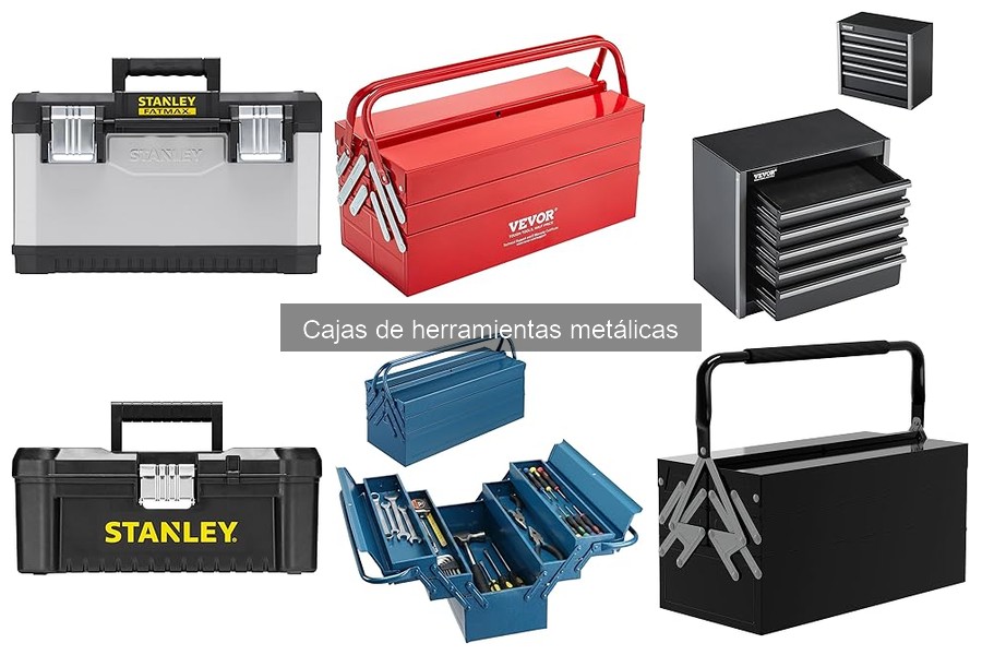 ** Comparativa: Cajas de herramientas metálicas vs. de plástico