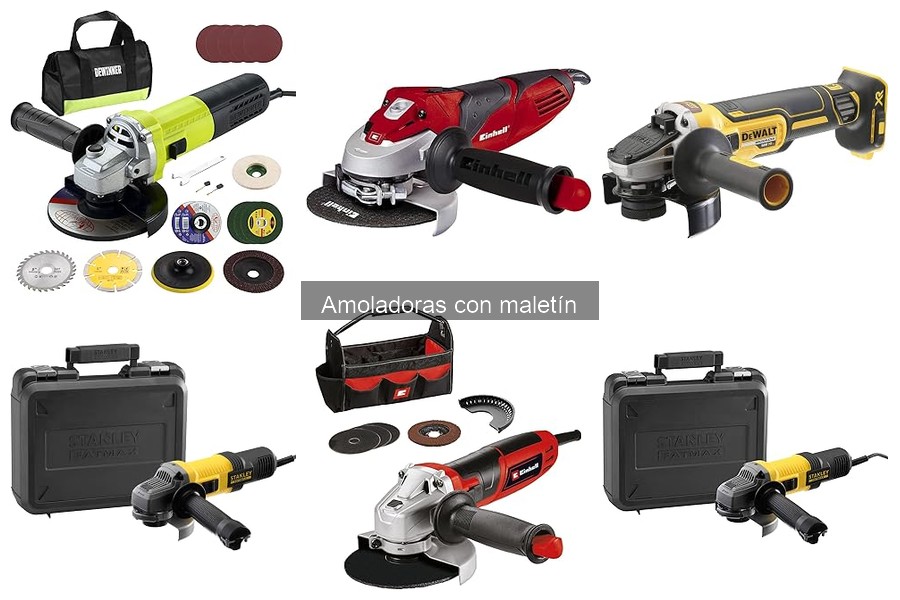 Comparativa de Amoladoras con Maletín: Mejores Marcas y Precios
