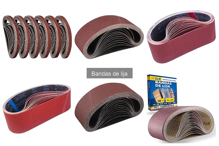 Comparativa de Bandas de Lija para Acabados Finos
