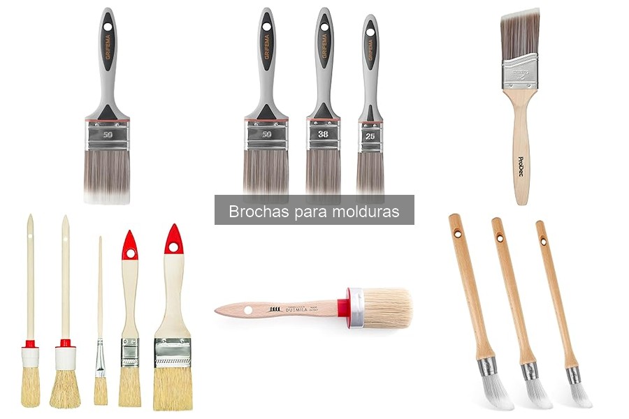 Comparativa de Brochas para Molduras: Mejores Marcas y Opiniones