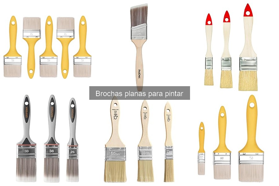 Comparativa de Brochas Planas: GRIFEMA vs M7 y más